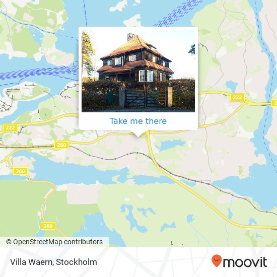 Villa Waern map