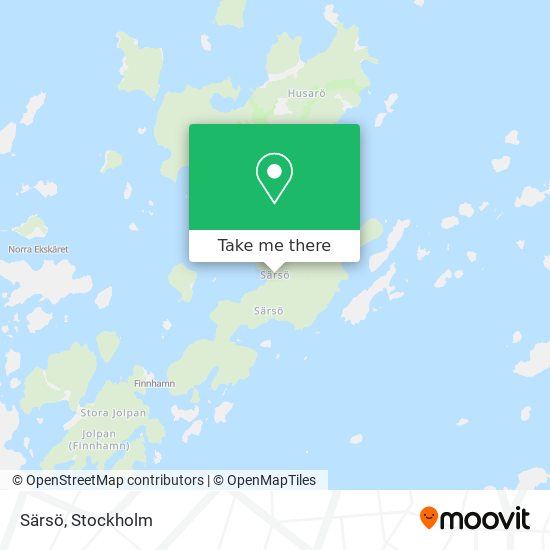 Särsö map