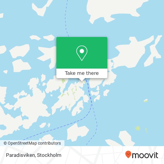 Paradisviken map