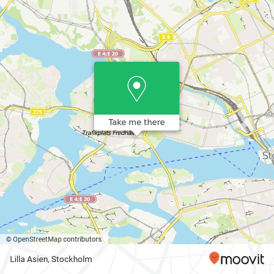 Lilla Asien map