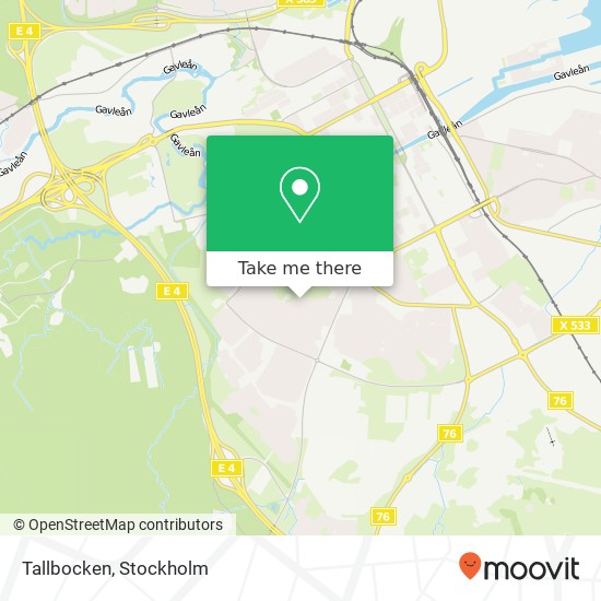 Tallbocken map