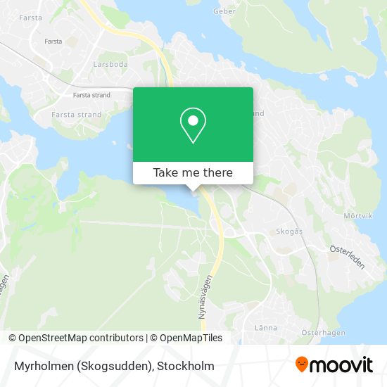 Myrholmen (Skogsudden) map
