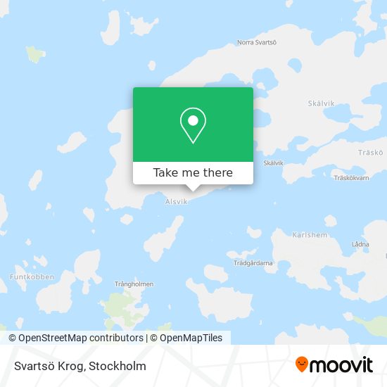Svartsö Krog map