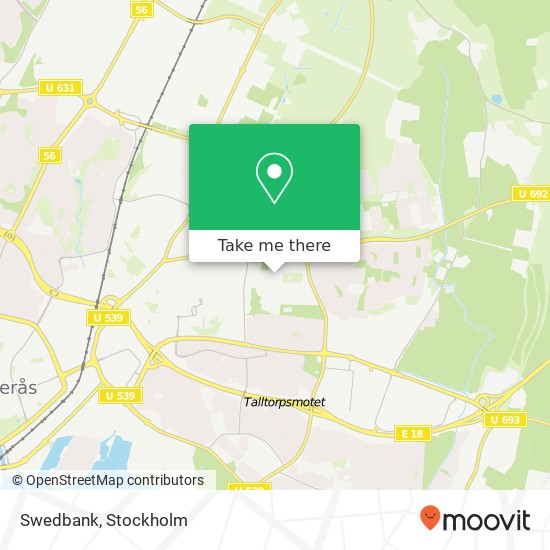 Swedbank map