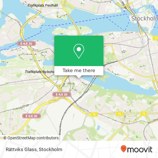 Rättviks Glass map