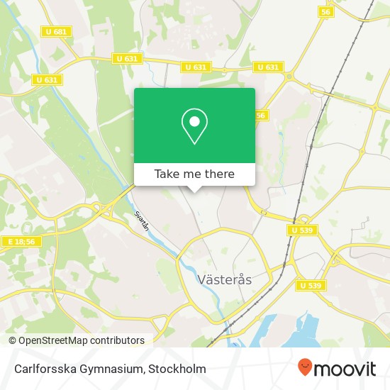 Carlforsska Gymnasium map