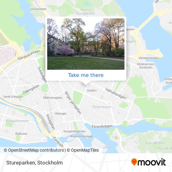 Stureparken map