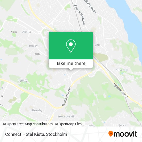 Connect Hotel Kista map