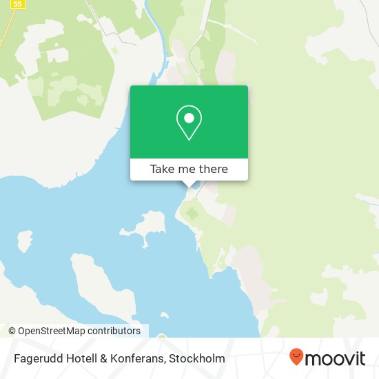 Fagerudd Hotell & Konferans map