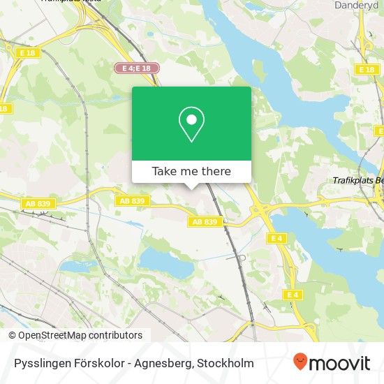 Pysslingen Förskolor - Agnesberg map