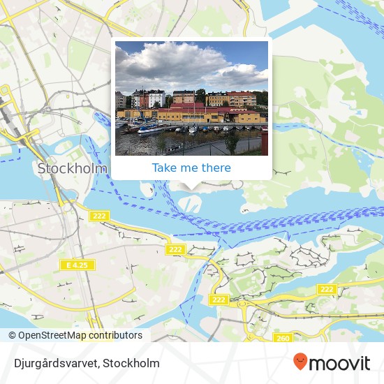 Djurgårdsvarvet map