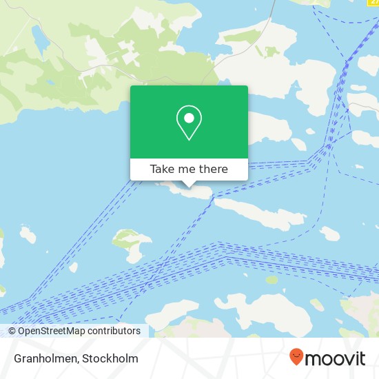 Granholmen map