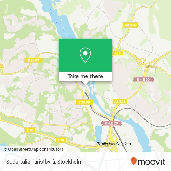 Södertälje Turistbyrå map