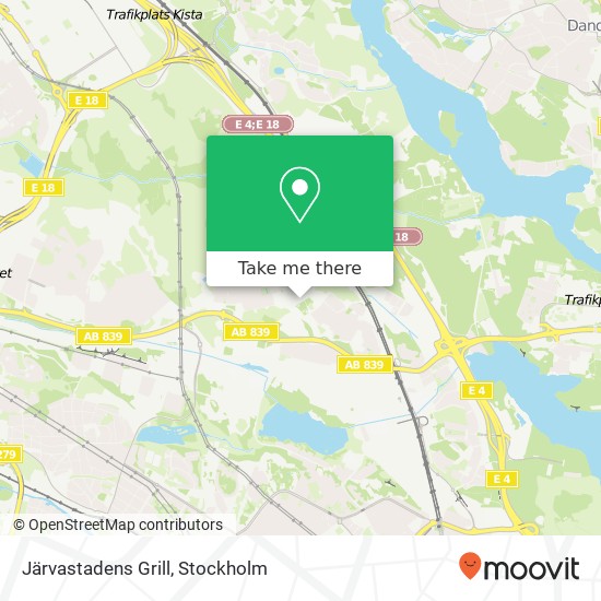 Järvastadens Grill map