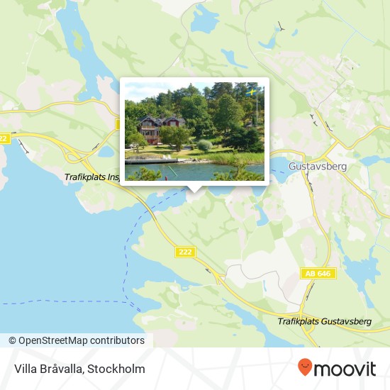 Villa Bråvalla map