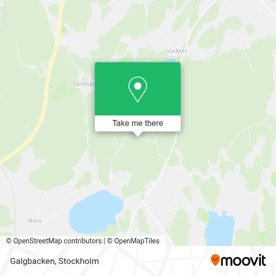 Galgbacken map