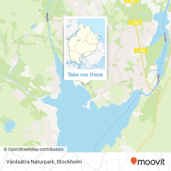 Vårdsätra Naturpark map