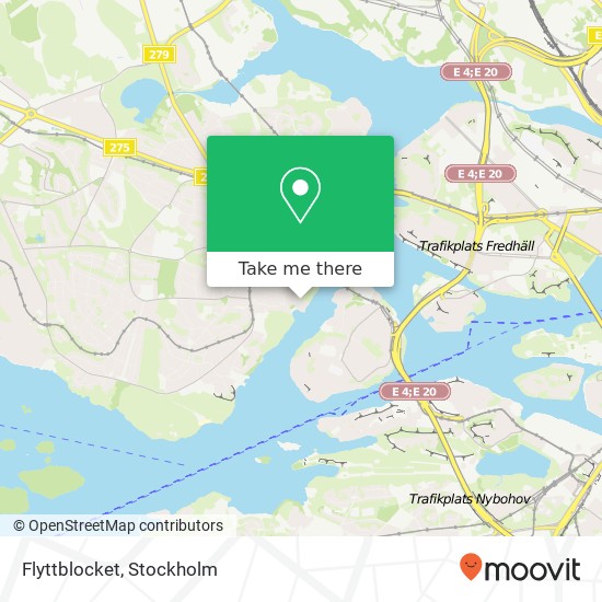 Flyttblocket map