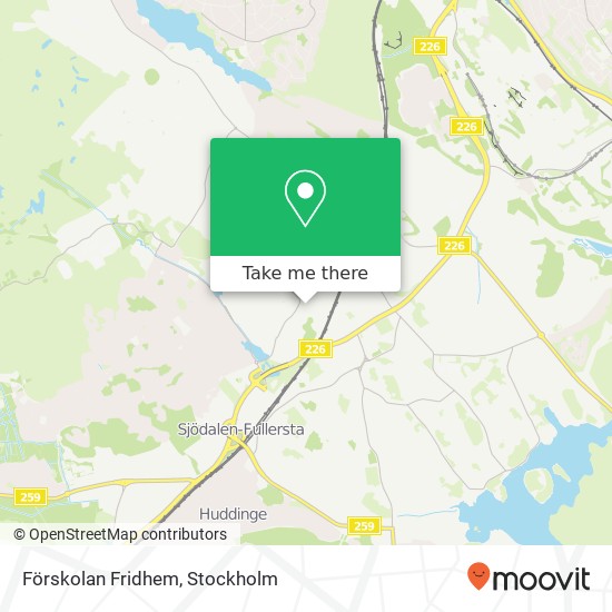 Förskolan Fridhem map