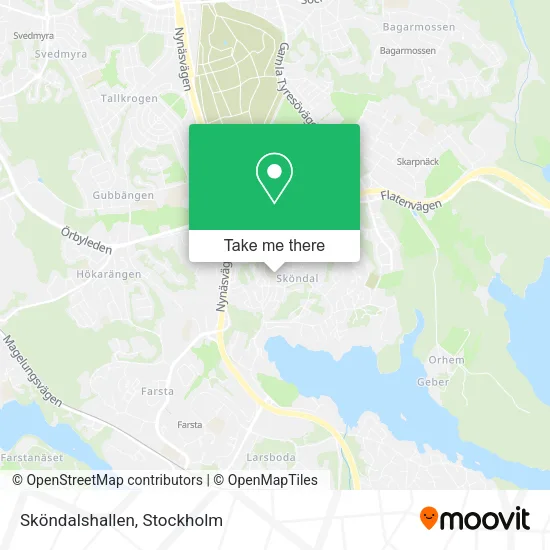 Sköndalshallen map