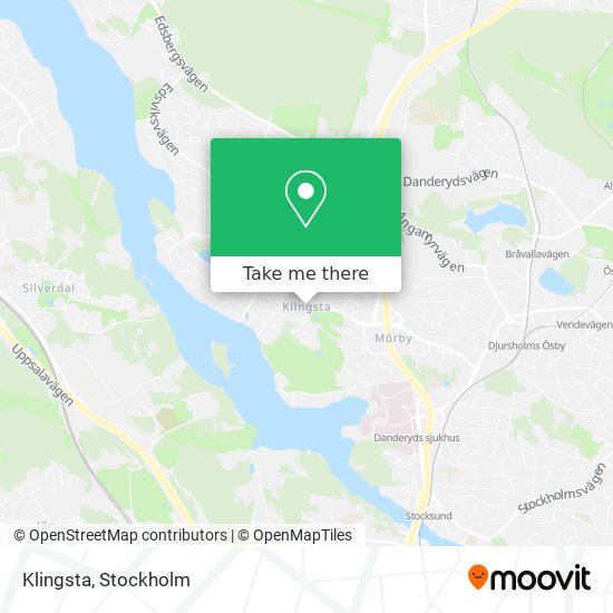 Klingsta map