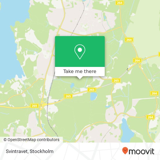 Svintravet map