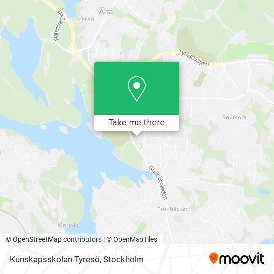 Kunskapsskolan Tyresö map