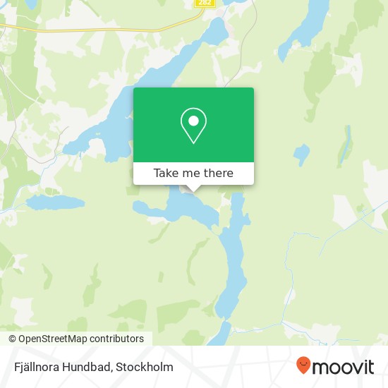 Fjällnora Hundbad map