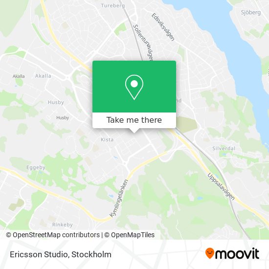 Ericsson Studio map