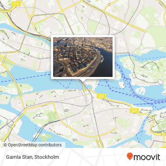 Gamla Stan map