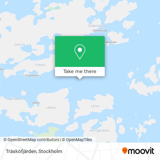 Träsköfjärden map