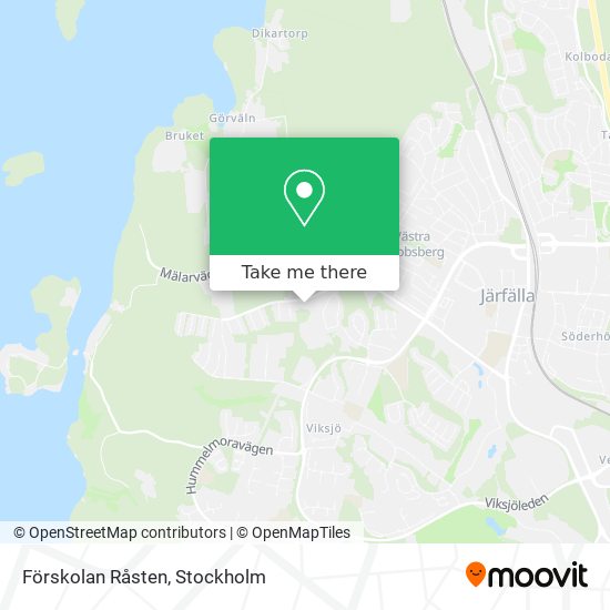 Förskolan Råsten map