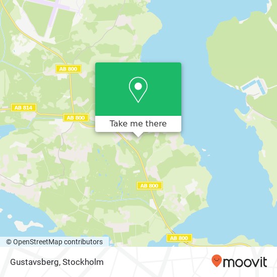 Gustavsberg map