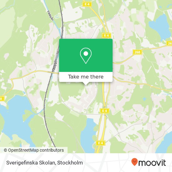 Sverigefinska Skolan map