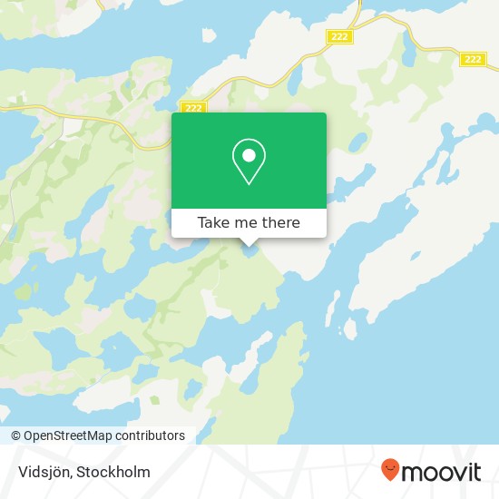 Vidsjön map