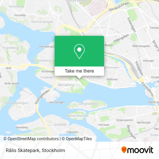 Rålis Skatepark map