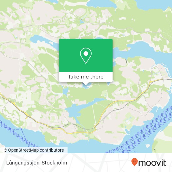 Långängssjön map