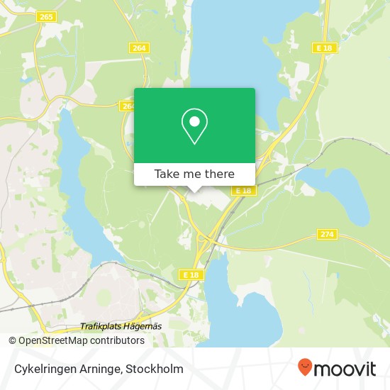 Cykelringen Arninge map