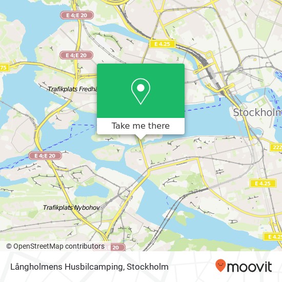 Långholmens Husbilcamping map