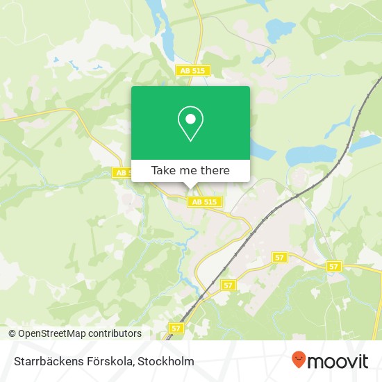 Starrbäckens Förskola map