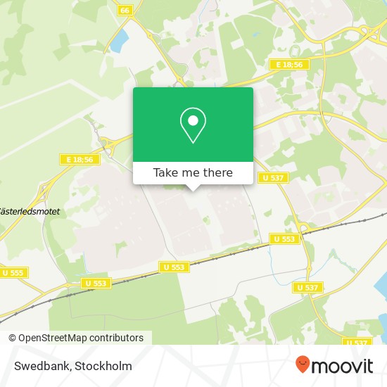 Swedbank map