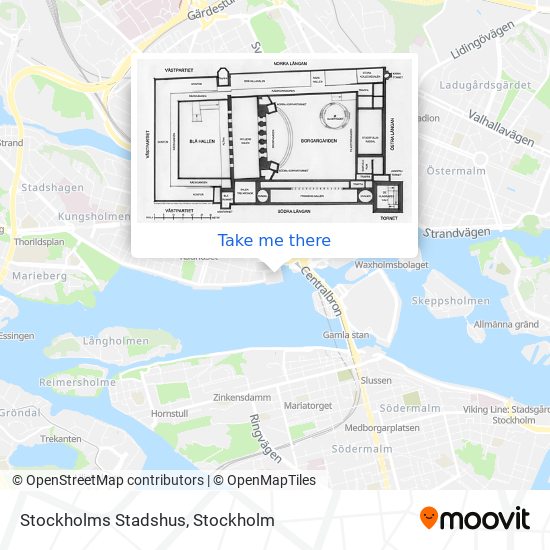 Stockholms Stadshus map