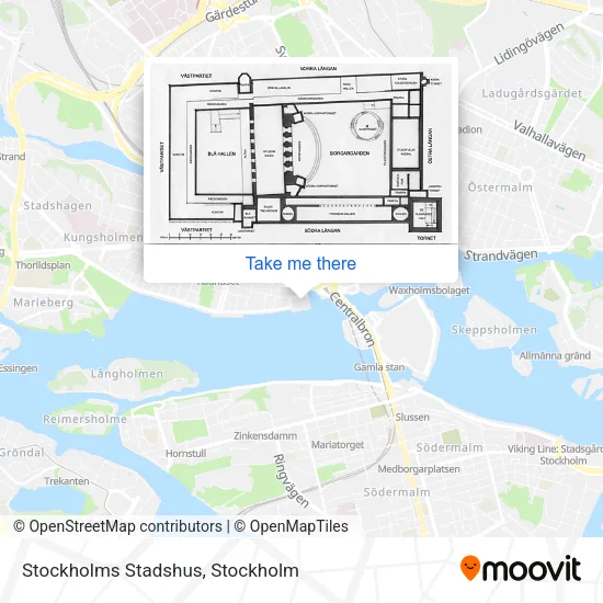 Stockholms Stadshus map