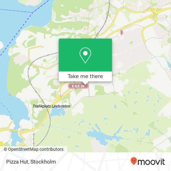 Pizza Hut map