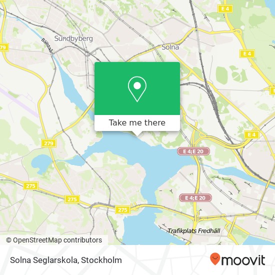 Solna Seglarskola map