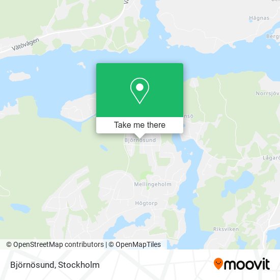 Björnösund map