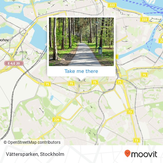 Vättersparken map