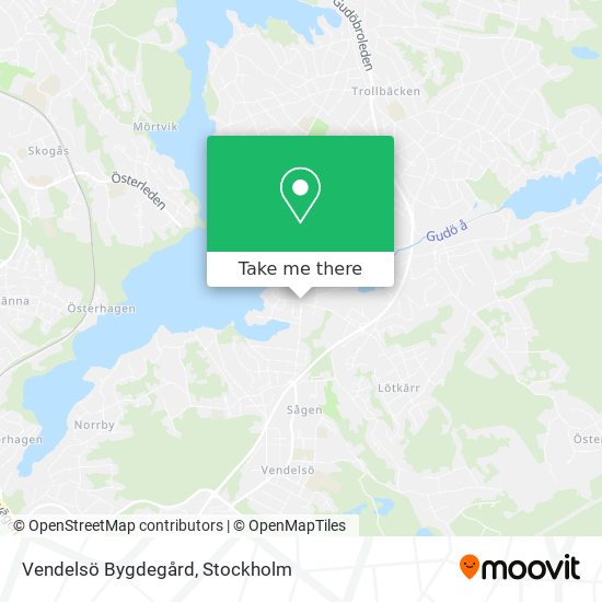 Vendelsö Bygdegård map