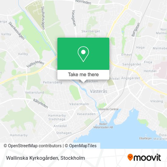 Wallinska Kyrkogården map