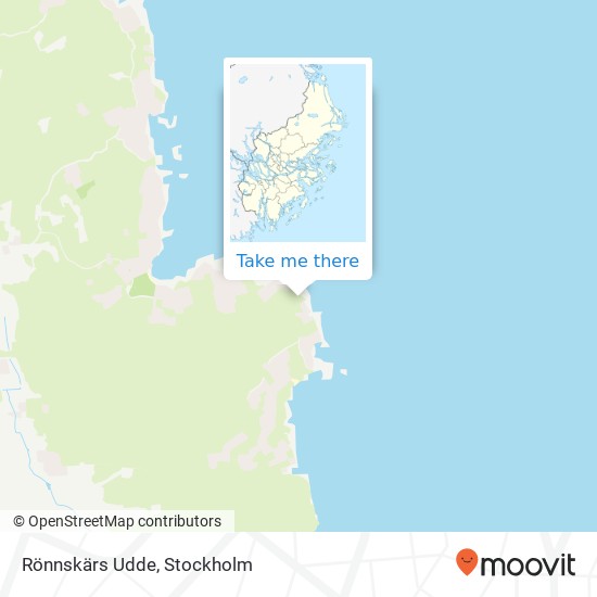 Rönnskärs Udde map